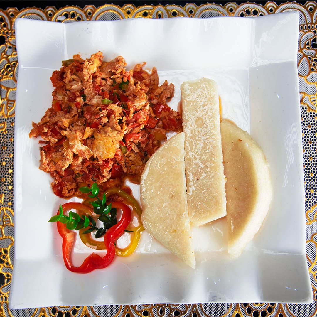 Yam and Egg Sauce